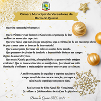 MENSAGEM DE NATAL À COMUNIDADE