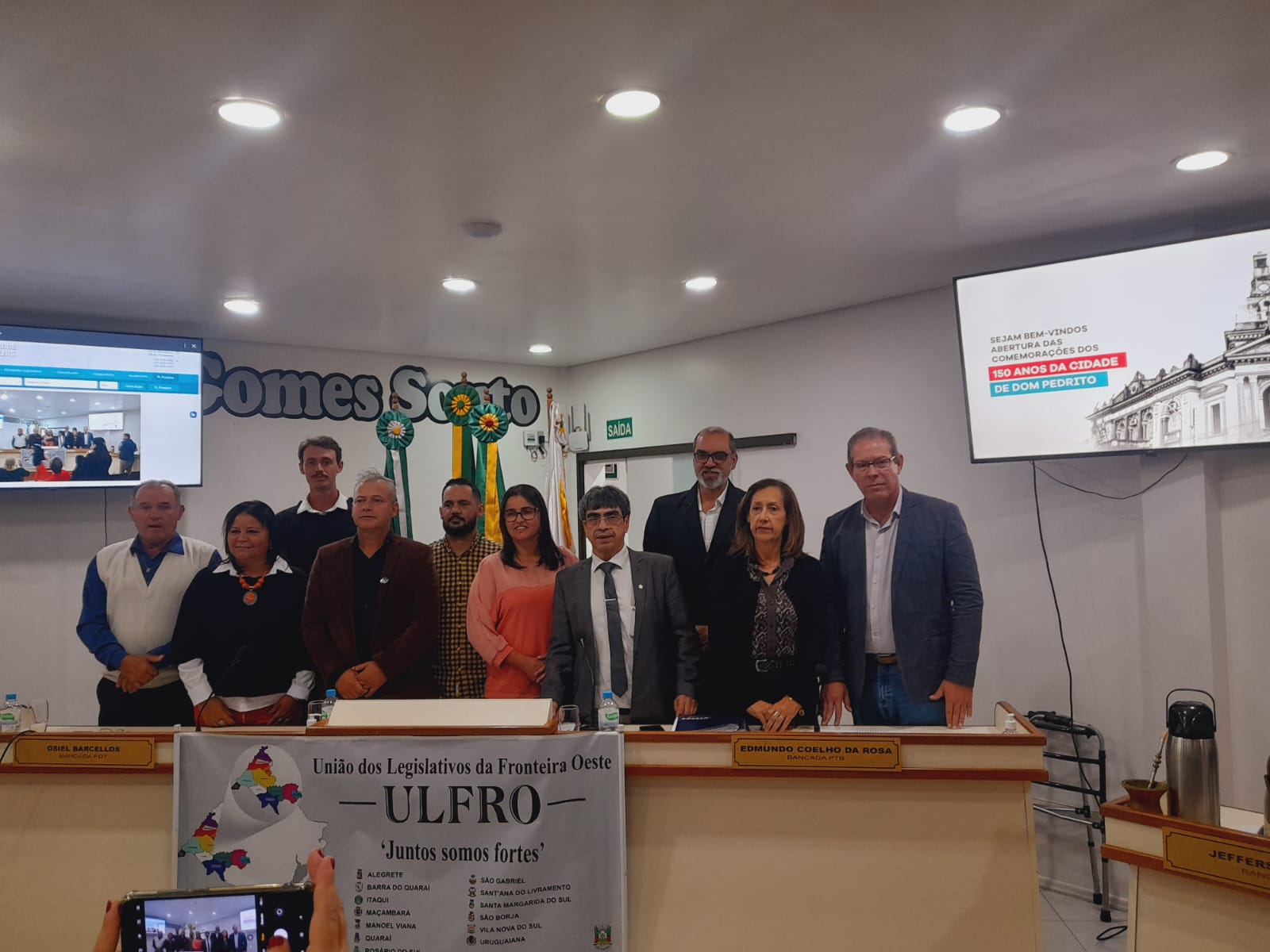 PRESIDENTE DA CÂMARA DE VEREADORES PARTICIPA DE ELEIÇÃO DA ULFRO